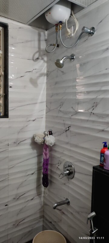 Bathroom in 2 BHK Apartment at Pebbles II, Bavdhan – for Rent