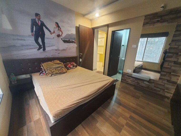 Master Bedroom, surya-skies 2 Bedroom 765 Sq.Ft. Apartment In Punawale Pune 9550143