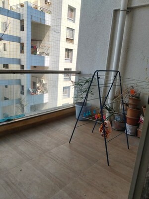 Balcony in 2 BHK Apartment at Surya Skies, Punawale – for Rent