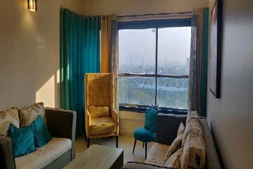 Living Room in 3 BHK Apartment at Godrej Platinum Mumbai, Vikhroli East – for Rent