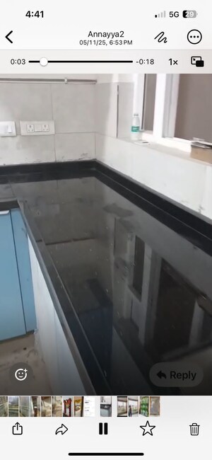 Kitchen in 3 BHK Apartment at Prestige Beverly Hills, Kokapet – for Rent