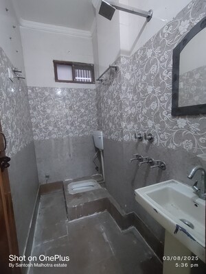 Bathroom in 2 BHK Builder Floor at Dwarka Mor – for Rent