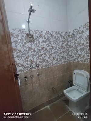 Bathroom in 2 BHK Builder Floor at Dwarka Mor – for Rent