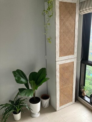 Living Room in 3 BHK Apartment at Kanakia Rainforest, Andheri East – for Rent