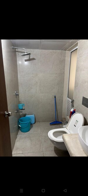 Bathroom in 3 BHK Apartment at Dosti West County, Balkum Pada – for Rent