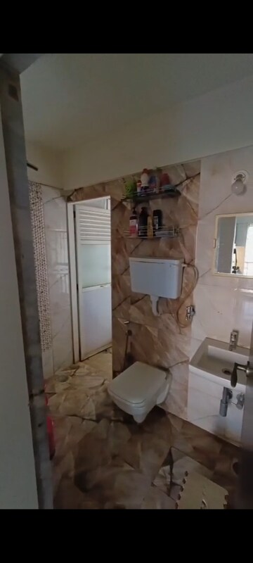 Bathroom in 2.5 BHK Apartment at Rosa Gardenia, Ghodbunder Road – for Sale