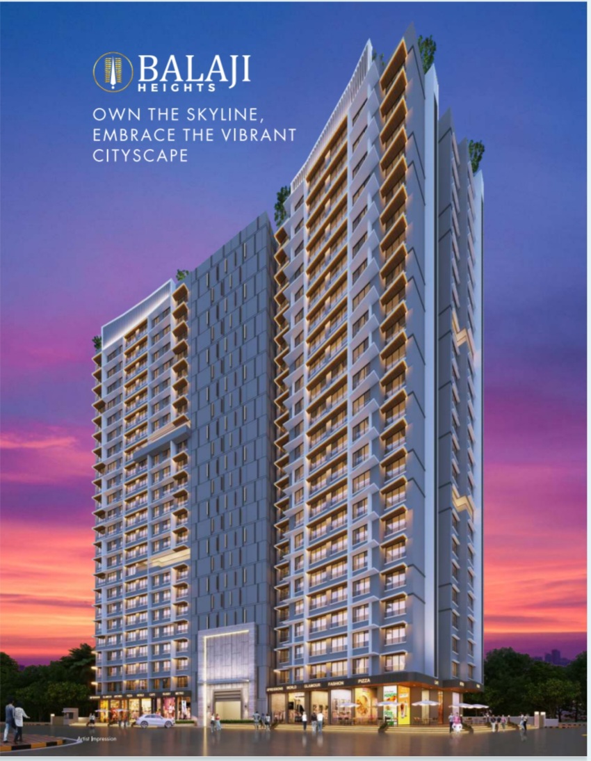 1 BHK 445 Sq.Ft. Apartment in Balaji Heights Borivali