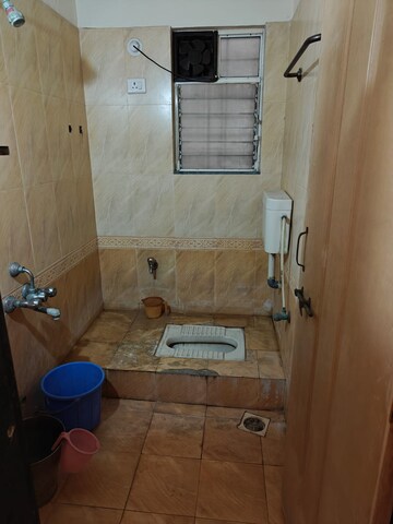 Bathroom in 2.5 BHK Apartment at G K Roseland Residency, Pimple Saudagar – for Rent