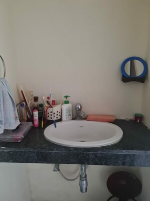 Bathroom in 2 BHK Apartment at Vaishnodevi Circle – for Rent