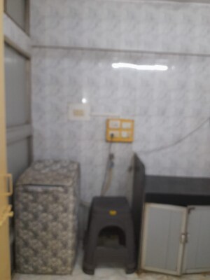 Bathroom in 1 BHK Apartment at Harsiddh Park CHS, Vasant Vihar – for Rent