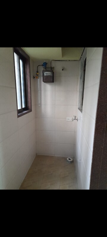 Bathroom in 1 RK Apartment at Yashwant Residency, Bhandup East – for Rent
