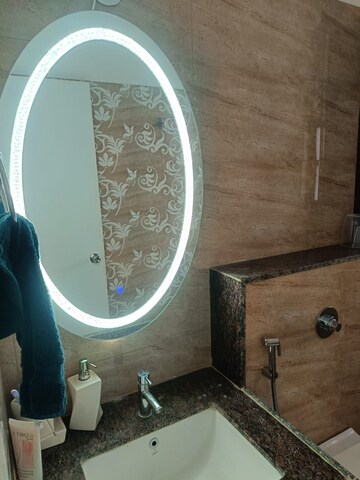 Bathroom in 3 BHK Apartment at Amanora Gateway Towers, Hadapsar – for Rent