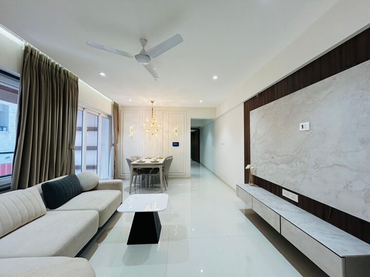 Living Room, sun-city 2 Bedroom 1150 Sq.Ft. Apartment In Sinhagad Road Pune 9550683