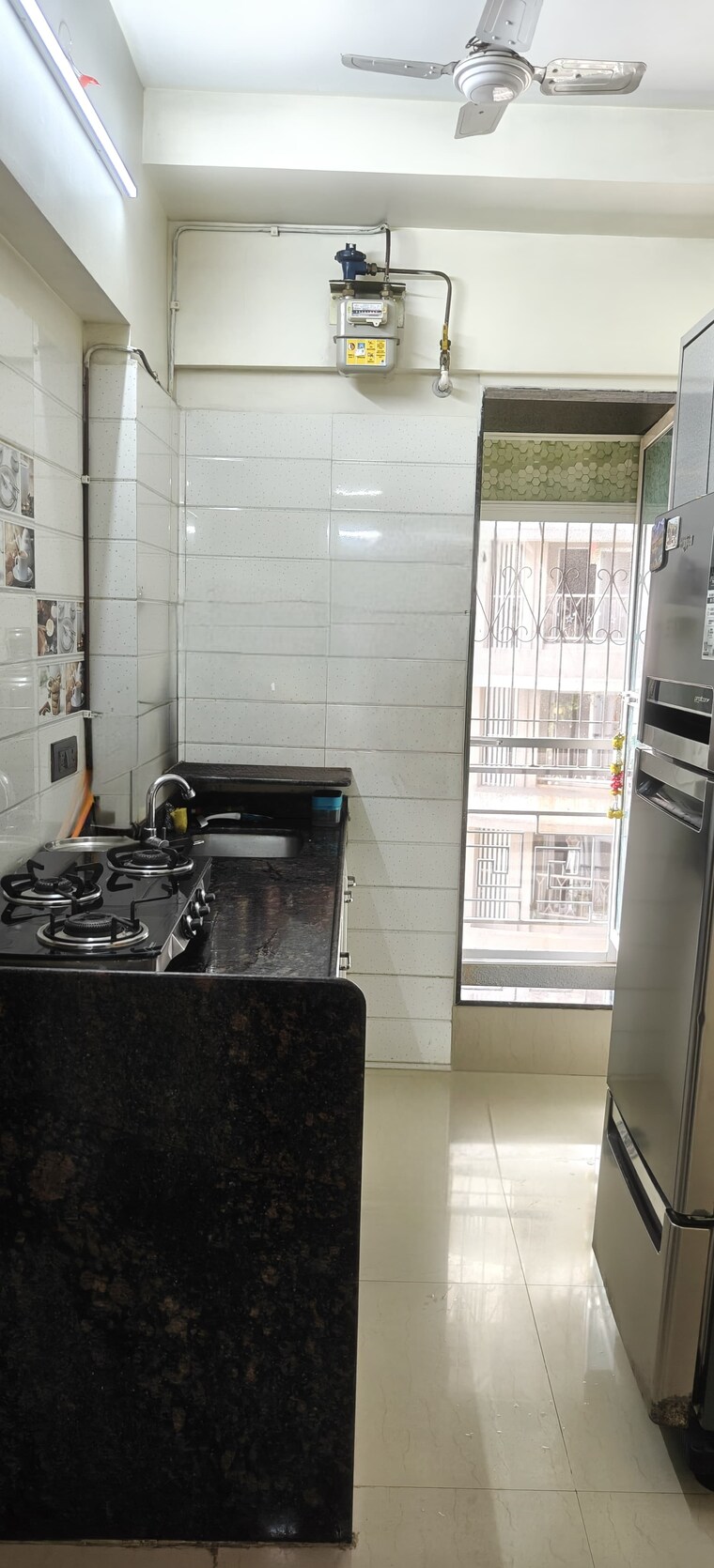 Kitchen, asha-ashok-smruti 1 Bedroom 530 Sq.Ft. Apartment In Vadavali Thane 9550705