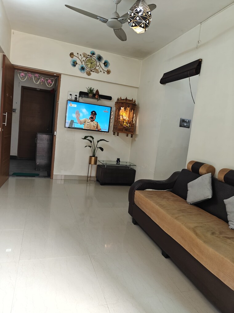 Living Room, asha-ashok-smruti 1 Bedroom 530 Sq.Ft. Apartment In Vadavali Thane 9550705