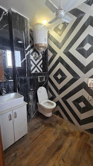 Attached Bathroom in 3 BHK Apartment at Freedom Fighters Enclave – for Rent