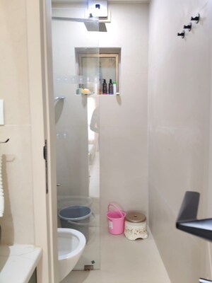 Bathroom in 3 BHK Apartment at Oberoi Springs, Andheri West – for Rent