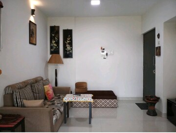 Living Room in 2 BHK Apartment at Rosa Oasis, Thane West – for Rent