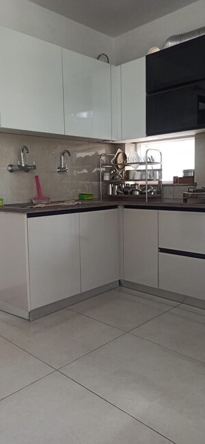 Kitchen in 3 BHK Apartment at Green Valley Residencia, Ghazipur – for Rent