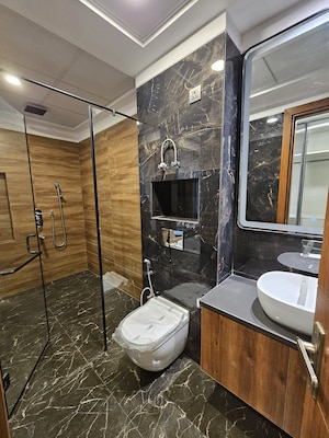 Bathroom in 4 BHK Builder Floor at Sushant Lok I – for Sale