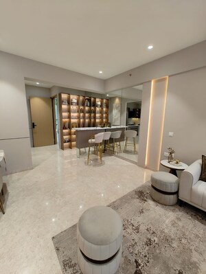 Living Room in 2 BHK Apartment at Godrej Eternal Palms, Sanpada – for Sale