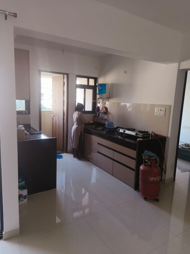 Kitchen, arv-uthville 2 Bedroom 695 Sq.Ft. Apartment In Kharadi Pune 9550795
