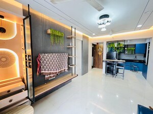 Living Room in 2 BHK Apartment at Wadgaon Sheri – for Rent