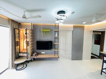 Living Room in 2 BHK Apartment at Wadgaon Sheri – for Rent