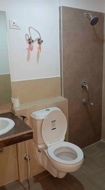 Bathroom in 3 BHK Apartment at ATS Happy Trails, Sector 10 Greater Noida – for Rent