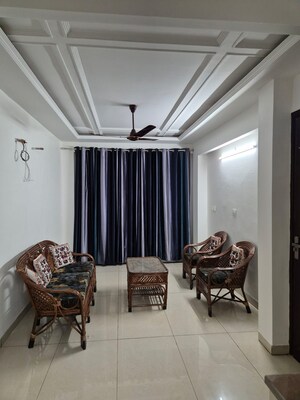 Living Room in 3 BHK Apartment at Green Valley Residencia, Ghazipur – for Rent