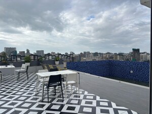 Balcony in 5 BHK Penthouse at Mohini Castle, Khar West – for Rent