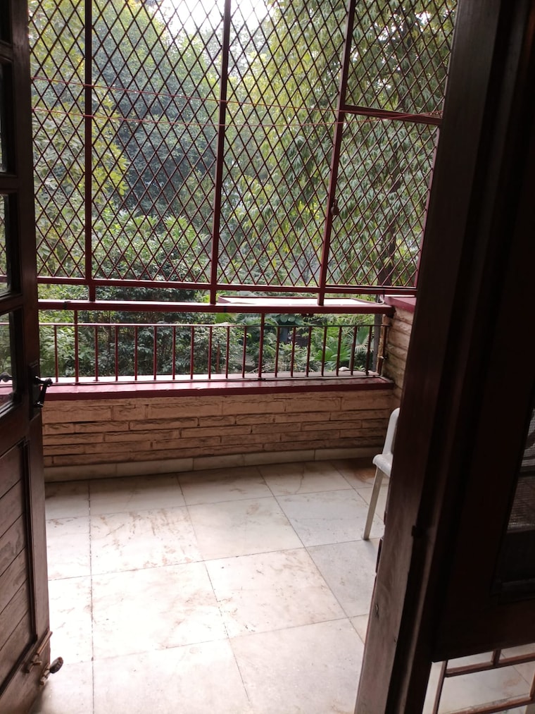 Balcony, saket 3 Bedroom 1200 Sq.Ft. Builder Floor In Saket Delhi 9550874