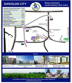  Plot – Map Location View at Sonarpur - for Sale