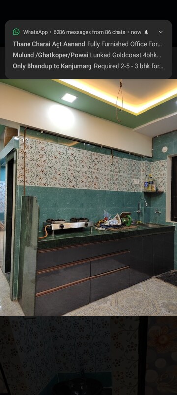 Kitchen in 1 BHK Apartment at Shree Sainath, Bhandup East – for Rent