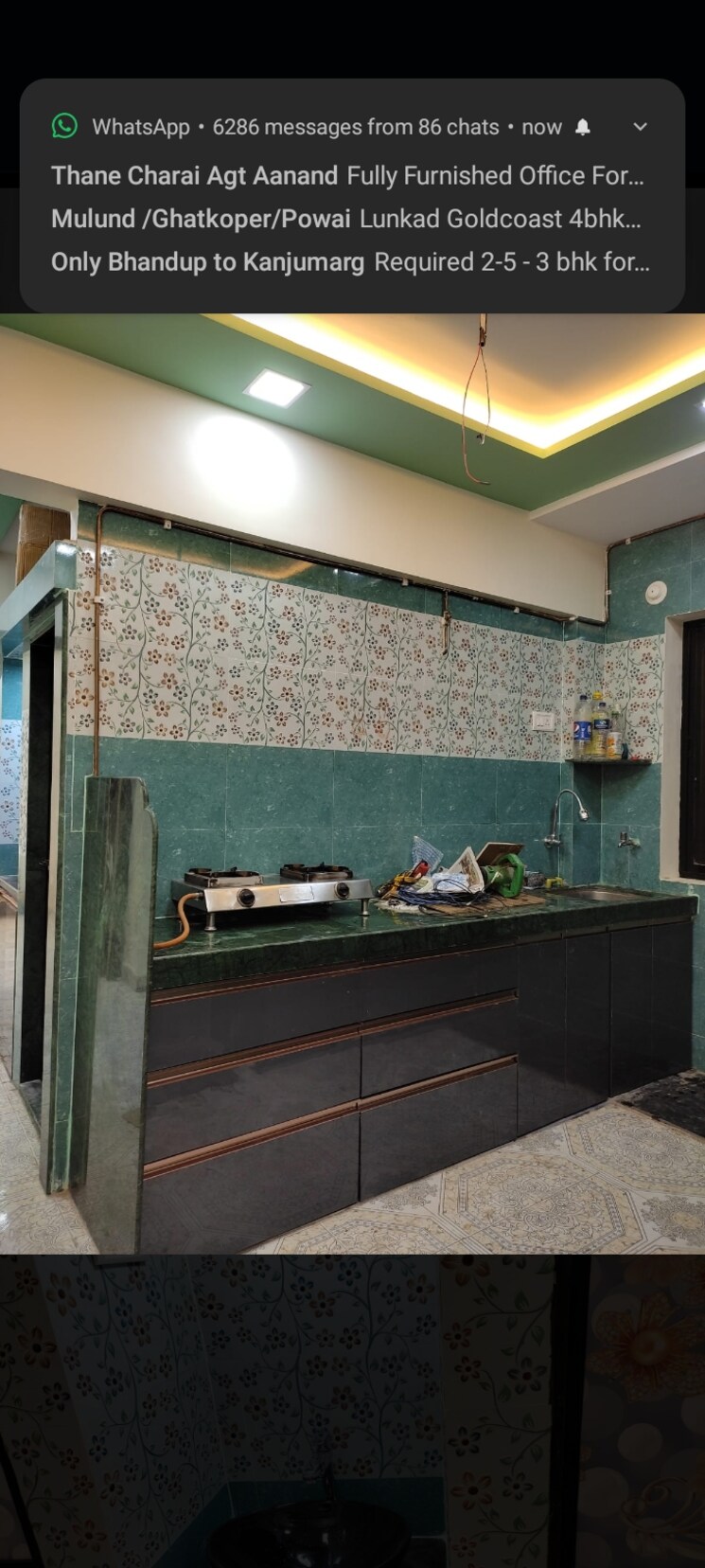 Kitchen, shree-sainath 1 Bedroom 450 Sq.Ft. Apartment In Bhandup East Mumbai 9550908