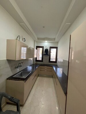 Kitchen in 3 BHK Apartment at Shubh Niketan Apartments, Paschim Vihar – for Rent