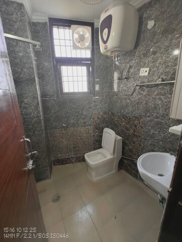 Bathroom in 3 BHK Builder Floor at Saket – for Rent