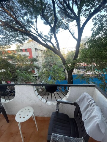 Balcony in 2 BHK Apartment at Koregaon Park CHS, Koregaon Park – for Rent