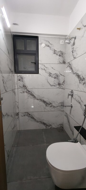 Bathroom in 3 BHK Apartment at Majestique Signature Towers, Balewadi – for Rent