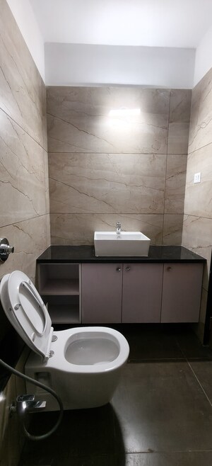 Bathroom in 3 BHK Apartment at Majestique Signature Towers, Balewadi – for Rent