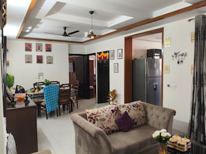 Living Room in 3 BHK Apartment at Golden Sand Apartments, Dhakoli – for Sale