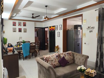 Living Room in 3 BHK Apartment at Golden Sand Apartments, Dhakoli – for Sale