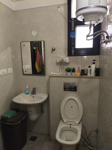 Bathroom in 3 BHK Apartment at Golden Sand Apartments, Dhakoli – for Sale