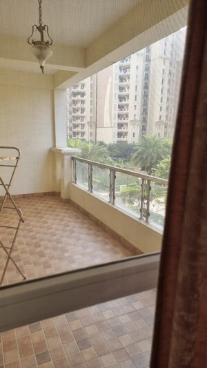 Balcony in 3.5 BHK Apartment at MI Rustle Court, Gomti Nagar – for Rent