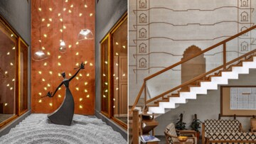 Staircase in 2 BHK Apartment at Yashodham Complex, Goregaon East – for Rent