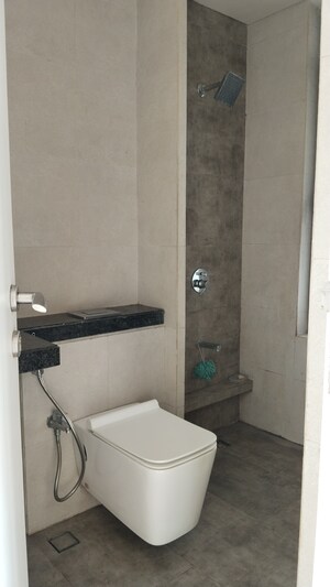 Bathroom in 4 BHK Apartment at Rustomjee Seasons, Bandra East – for Rent