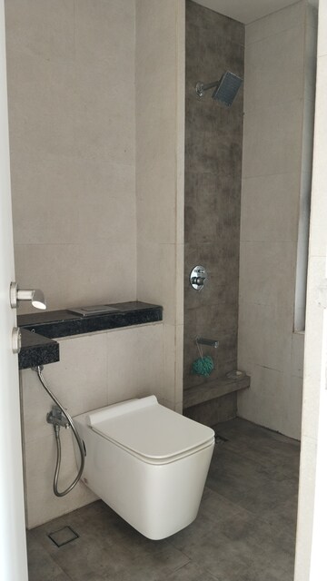 Bathroom in 4 BHK Apartment at Rustomjee Seasons, Bandra East – for Rent