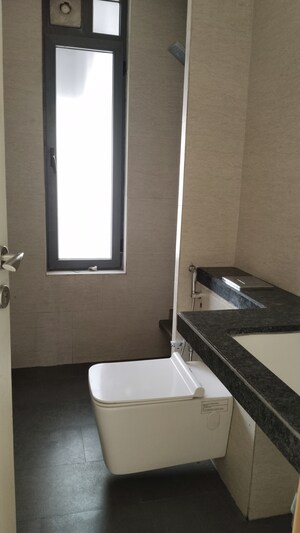 Bathroom in 4 BHK Apartment at Rustomjee Seasons, Bandra East – for Rent