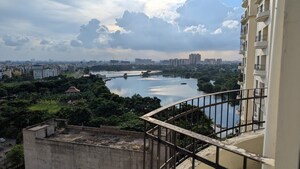 Balcony in 3 BHK Apartment at Bengal Teen Kanya, Rajarhat New Town – for Sale
