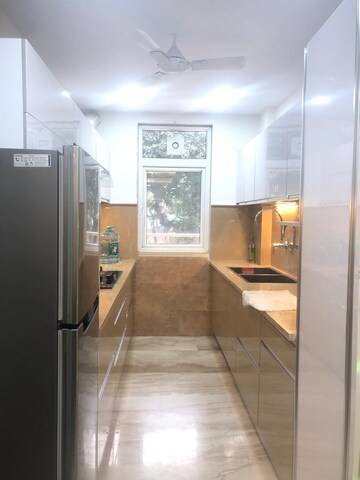 Kitchen in 3 BHK Builder Floor at East of Kailash Block-B RWA, East Of Kailash – for Rent